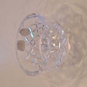 Bohemia Hand Cut Lead Crystal 24% Pbo STARS Candy Dish  Czechoslovakia N…